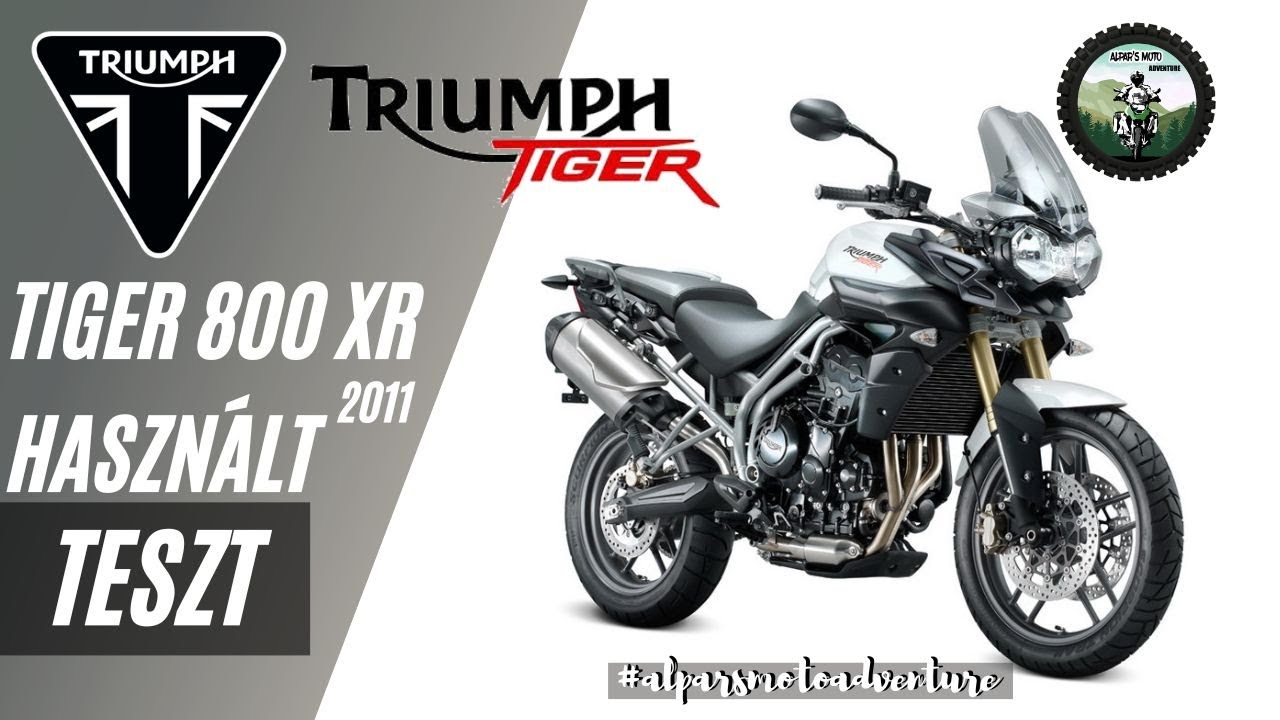 Használt teszt -Triumph Tiger 800 XR 2011  #alparsmotoadventure #triumphtiger800