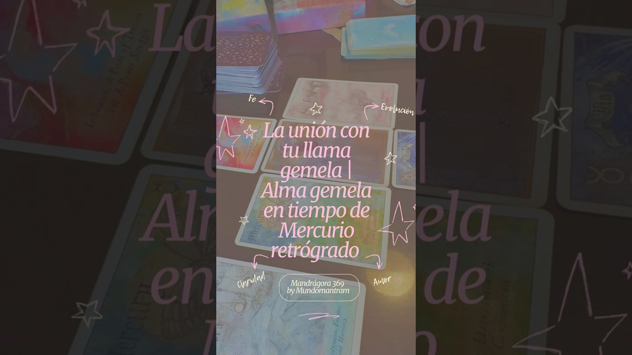 La unión con tu llama gemela | Alma gemela en tiempo de Mercurio Retrógrado ( Lectura atemporal) 🖤​