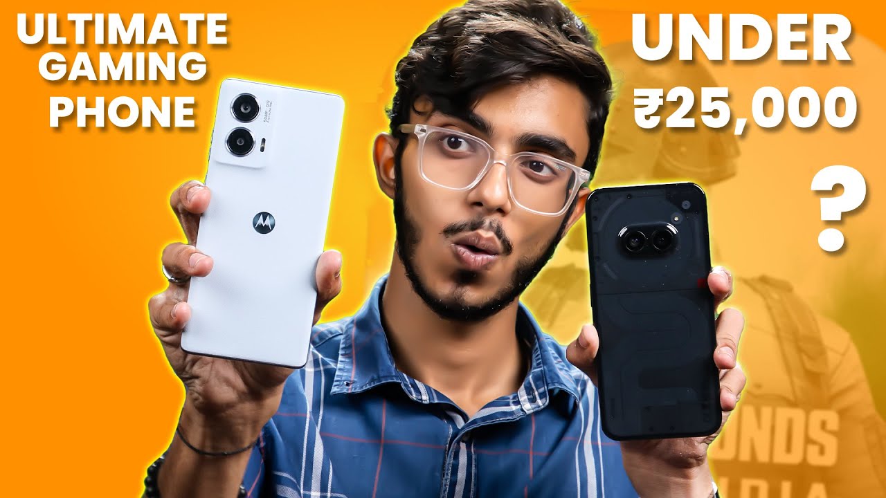 Nothing Phone 2A vs Motorola Edge 50 Fusion Gaming Test🔥| Ultimate Gaming Phone at ₹25,000?