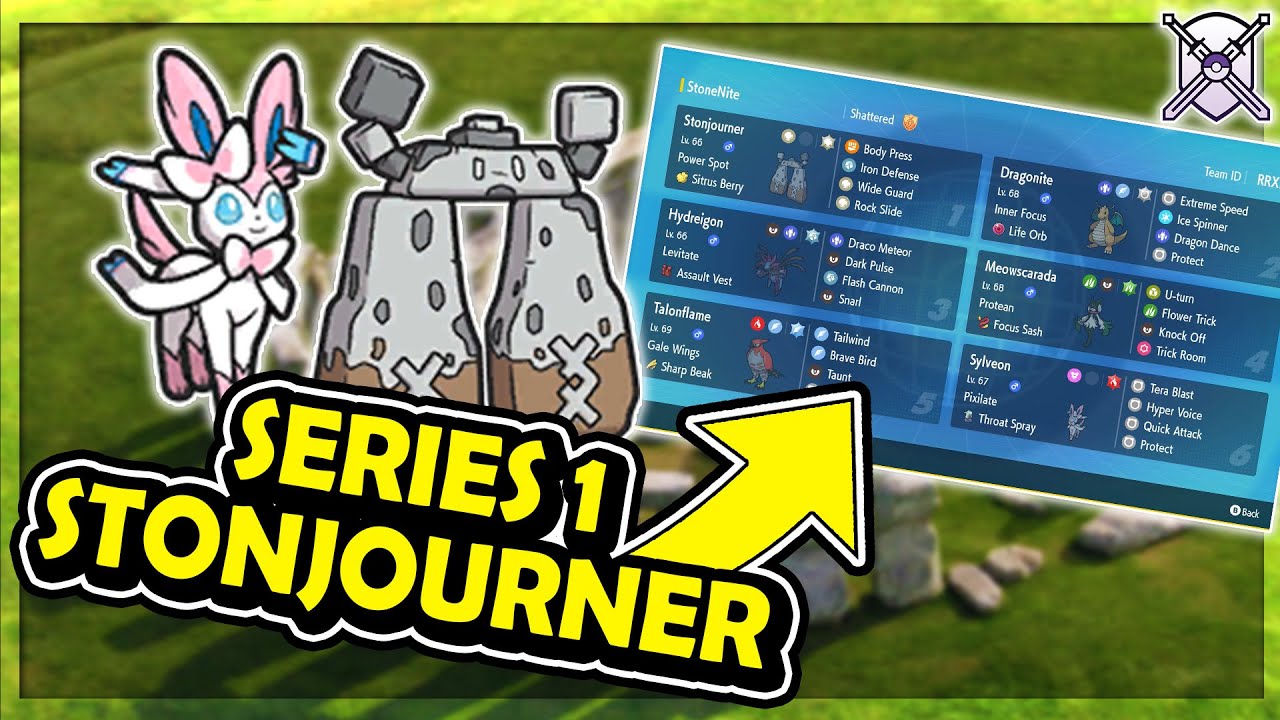 SERIES 1 STONJOURNER TEAM | VGC 2023 | Pok&eacute;mon Scarlet & Violet - Pokesports