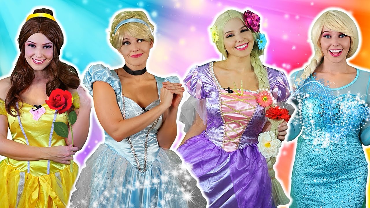 DISNEY PRINCESS COSTUME GLOW UP!