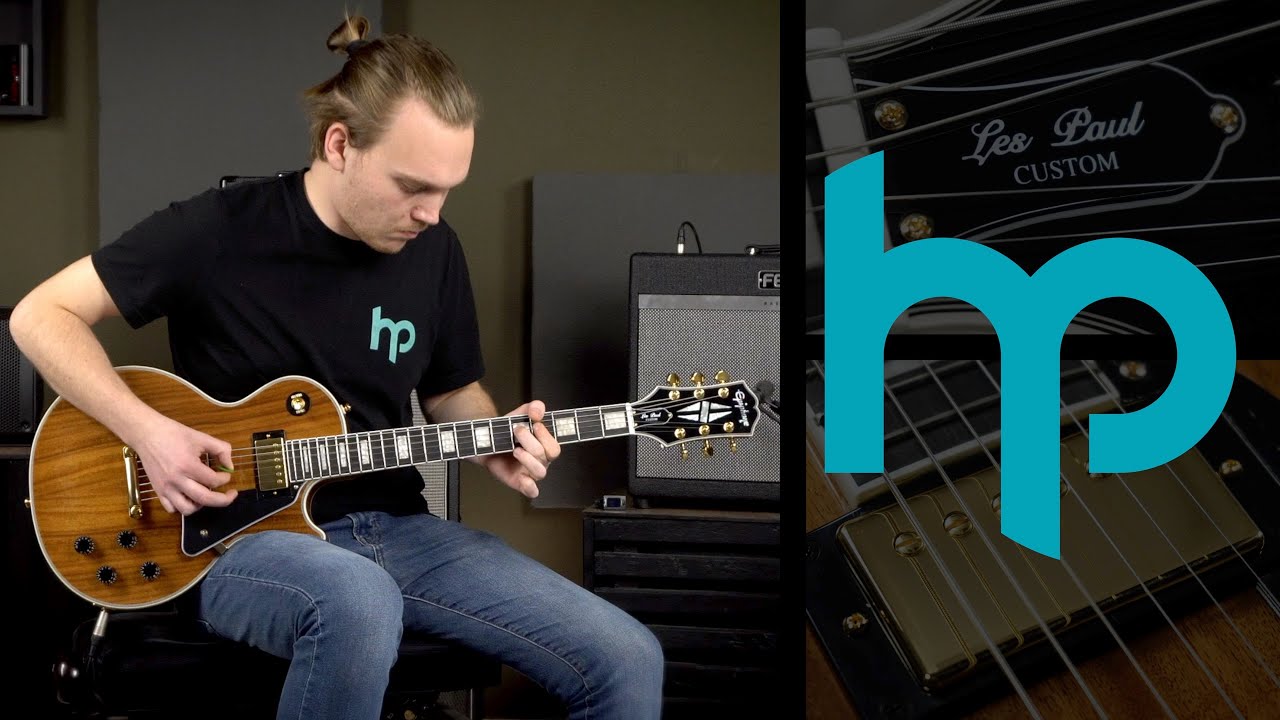 Epiphone Les Paul Custom Koa elektromos gitár