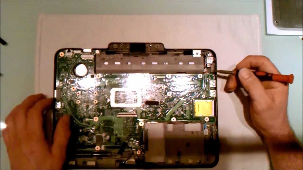 How to Take Apart HP Touchsmart Tm2 Laptop Computer