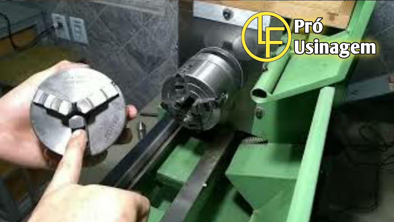 Centrando peças na Placa 4 castanhas / BV20L.
