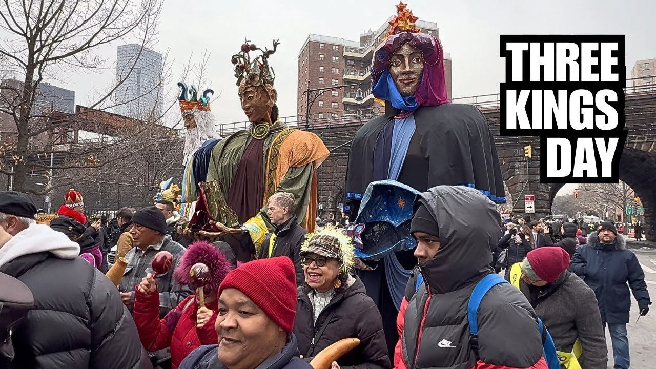 [4K] NYC Cultural Parade 🇵🇷 Three Kings Day in East Harlem | El Barrio Celebration