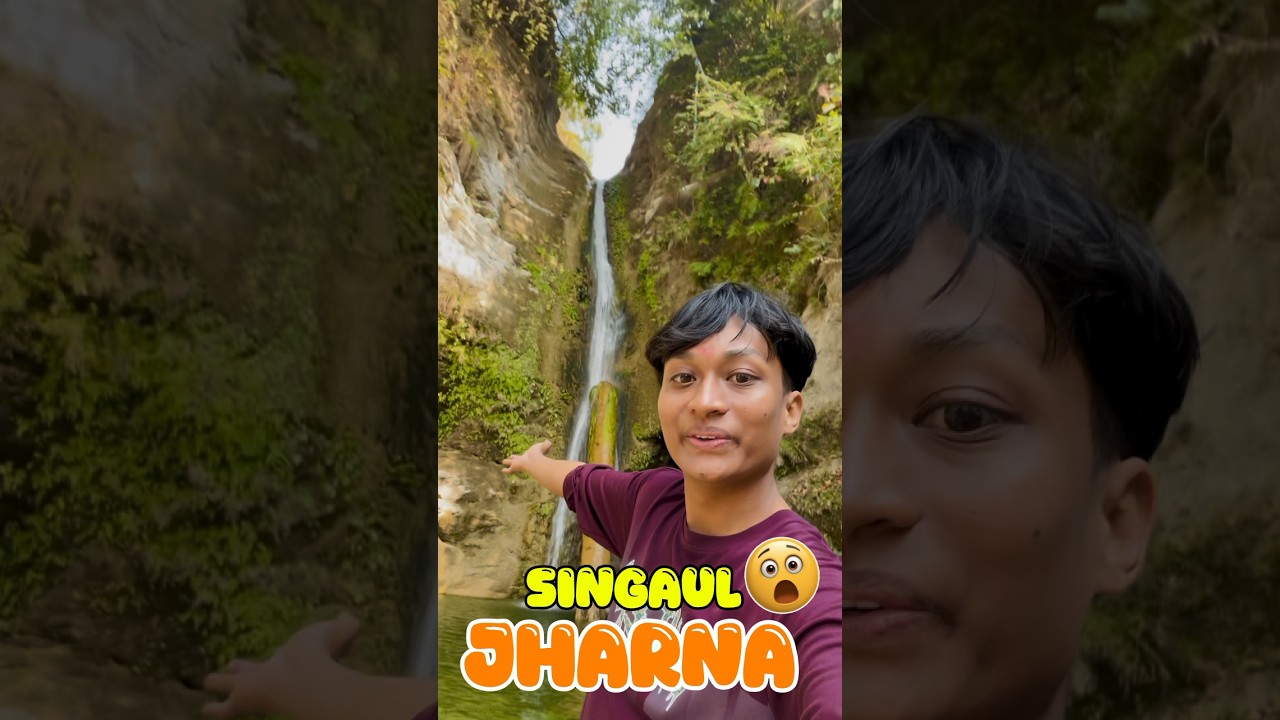 🌊 OMG! Bahubali Eating Gilo Chatpate & Panipuri at Waterfall 😱🔥