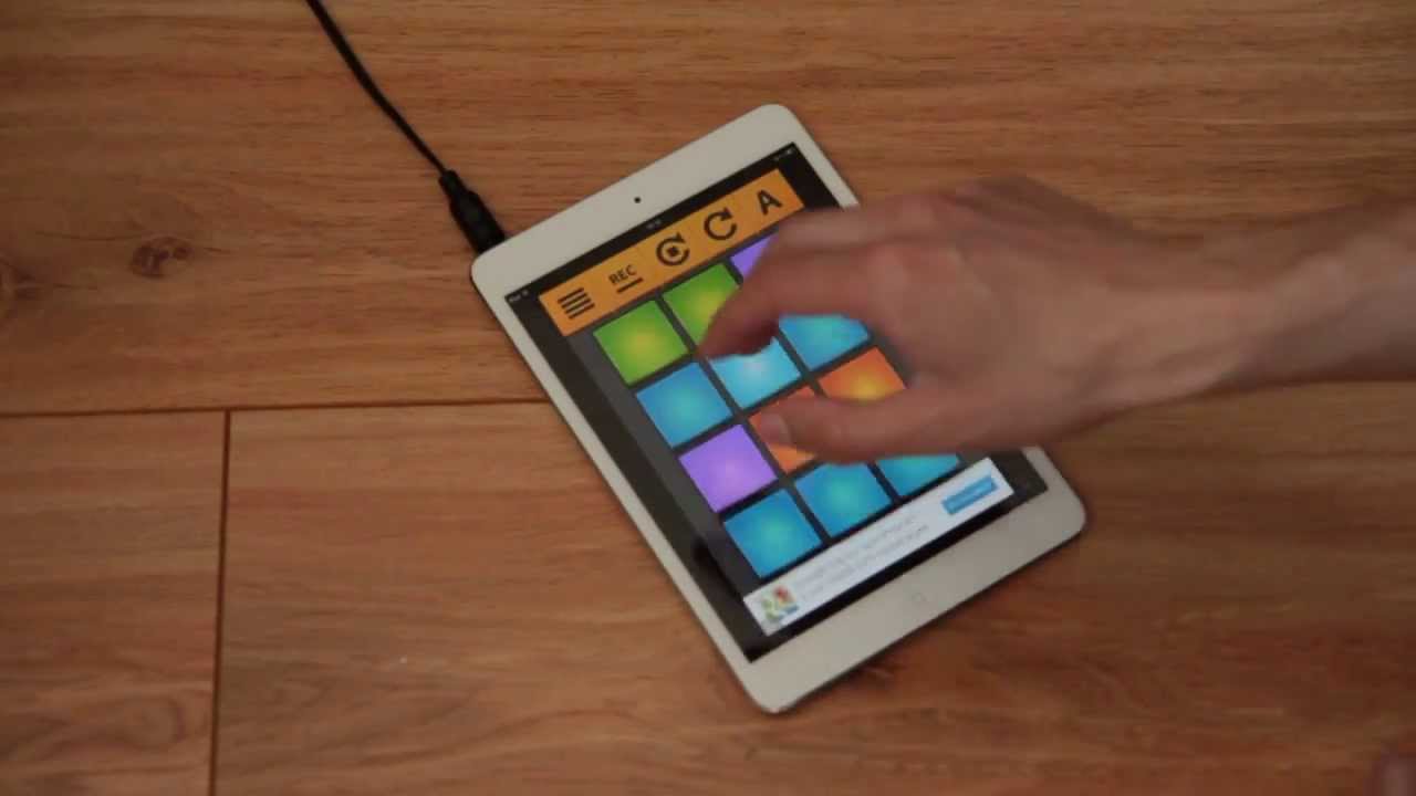 Guy Wwho Rock On drum pads 24!