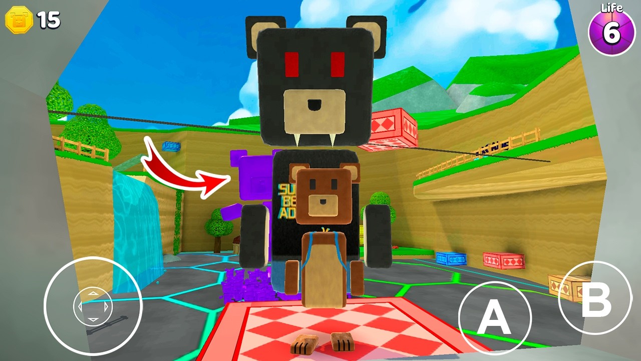New Vampire Boss in Bear Village - Super Bear Adventure Gameplay Walkthrough