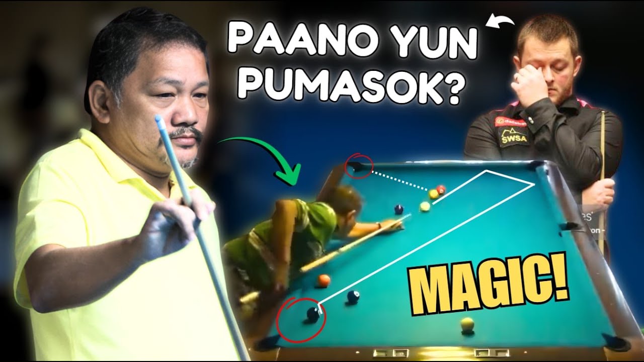 RECORD HOLDER ng EUROPA❗HALOS sumuko na dahil sa mga MAGIC ni EFREN REYES !