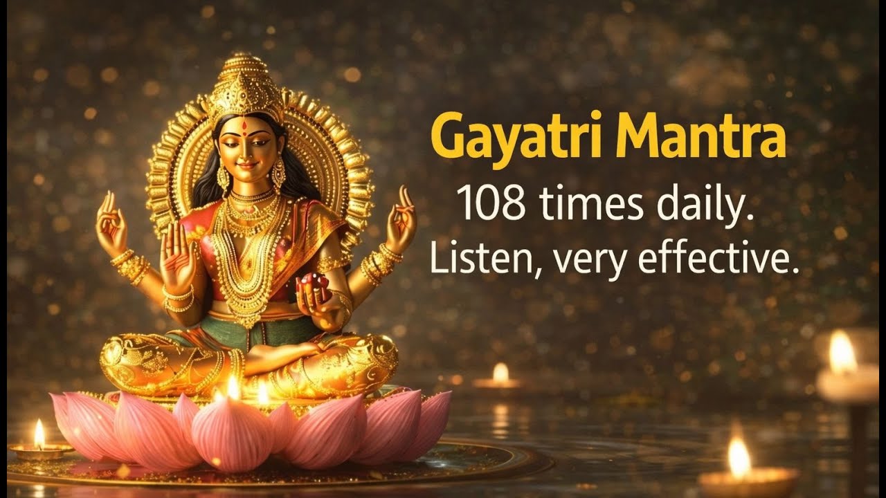 Listen to Gayatri Mantra Daily | Powerful Vedic Mantra for Peace, Protection & Wisdom.