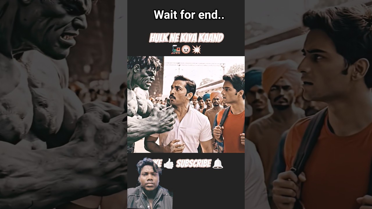 Hulk ko tti ne pakad liya 