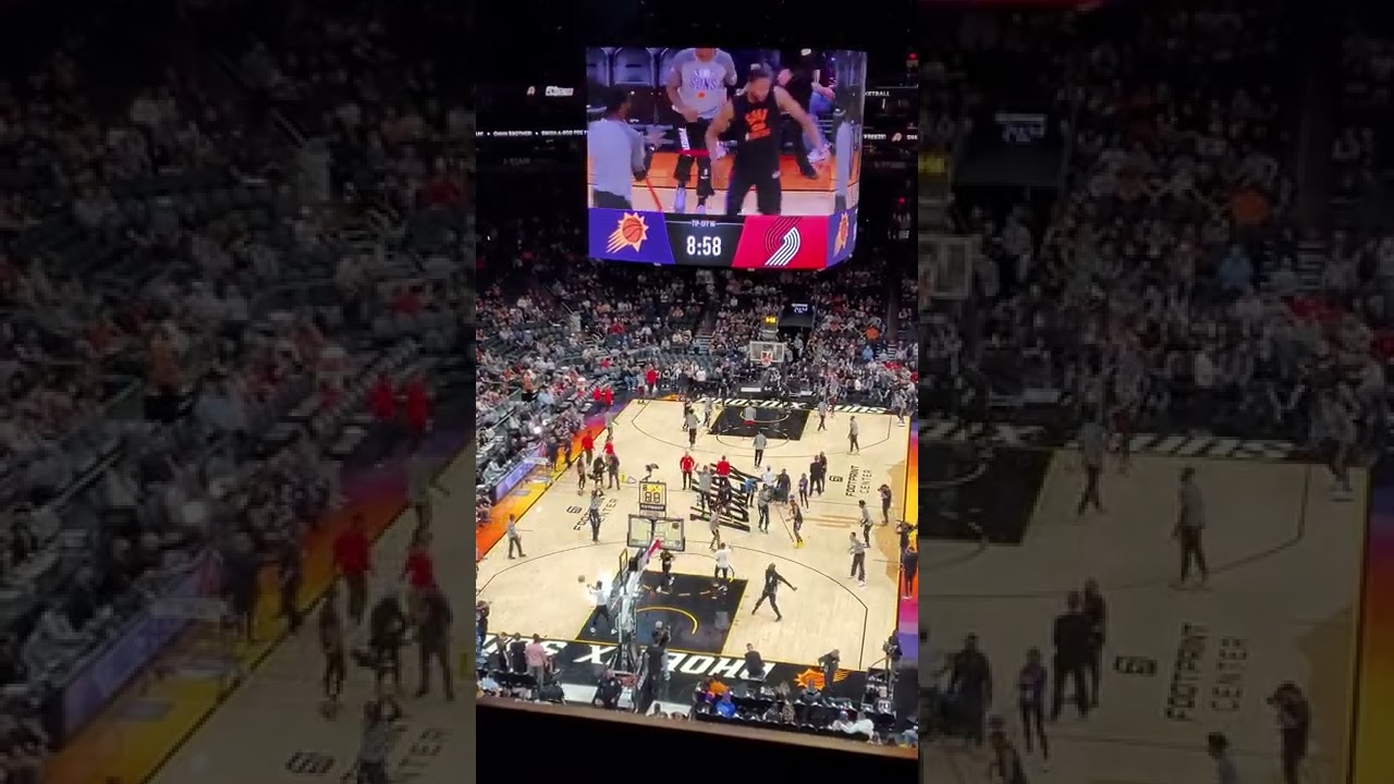 Phoenix Suns put on a concert pre game to NBA Youngboy (Court & Jumbotron view) *CLASSIC*