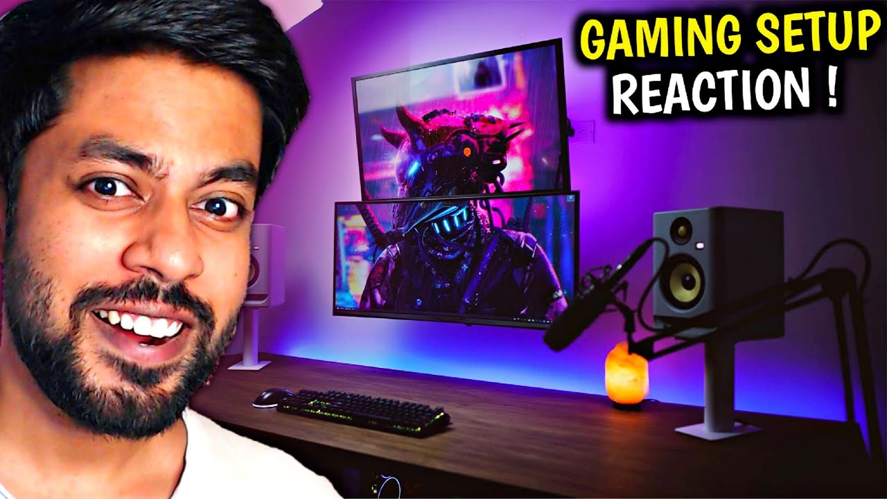 I REACTED TO MY SUBSCRIBERS GAMING SETUP ! | Gaming setup | Mr IG