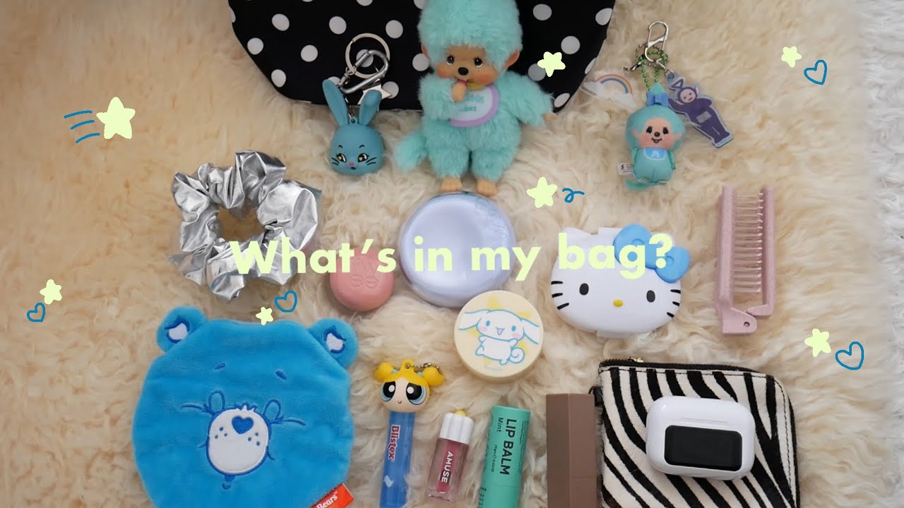 キャラクターが大好きな私のWhat's in my bag?✨ /20代社会人のカバンの中身/友達と遊ぶ時の必需品🌟