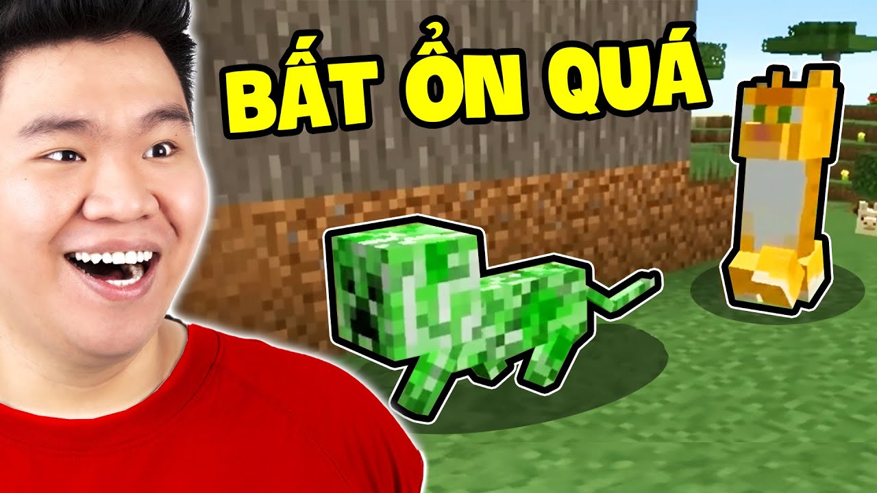 Minecraft, but it's not normal at all.