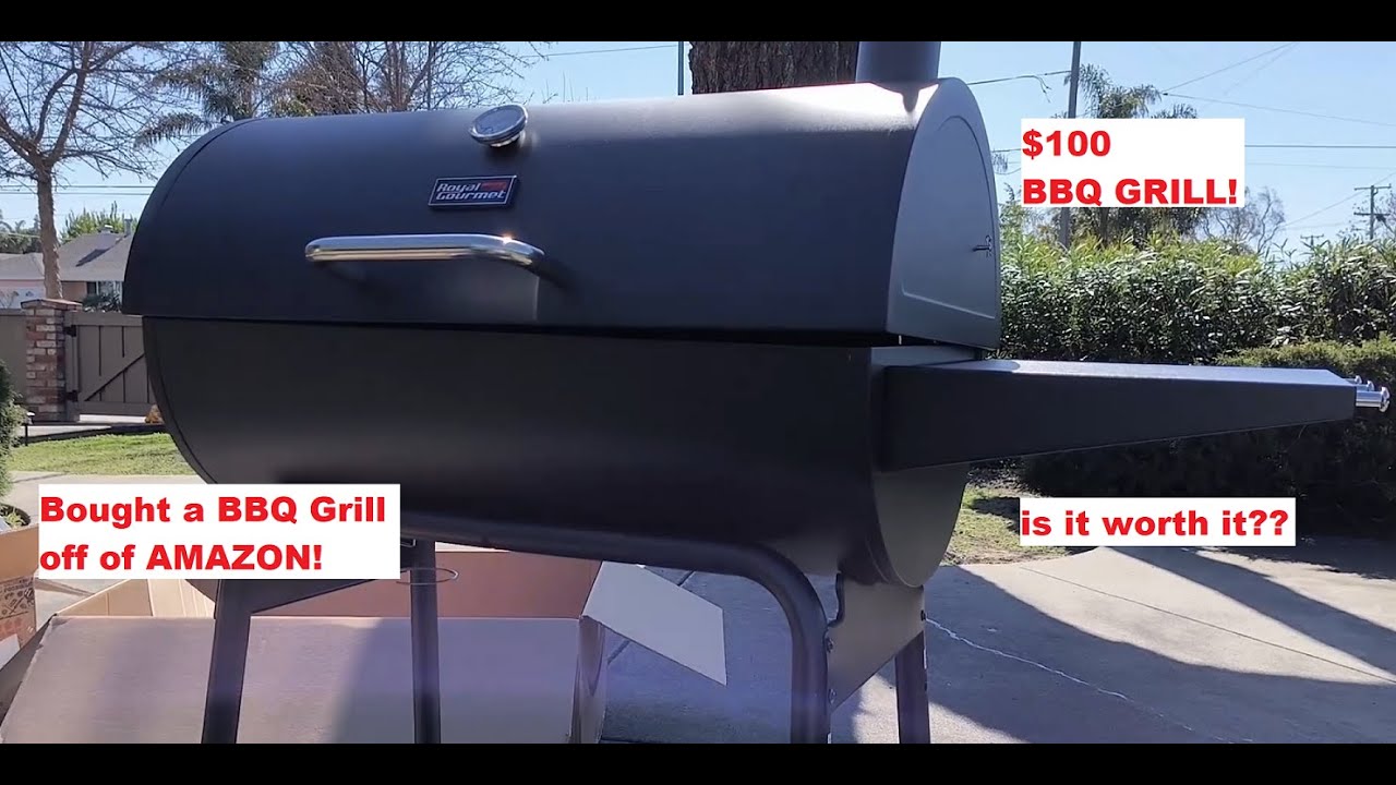 Royal Gourmet (CC1830) 30 Inch Barrel Charcoal BBQ Grill! (SET-UP)!
