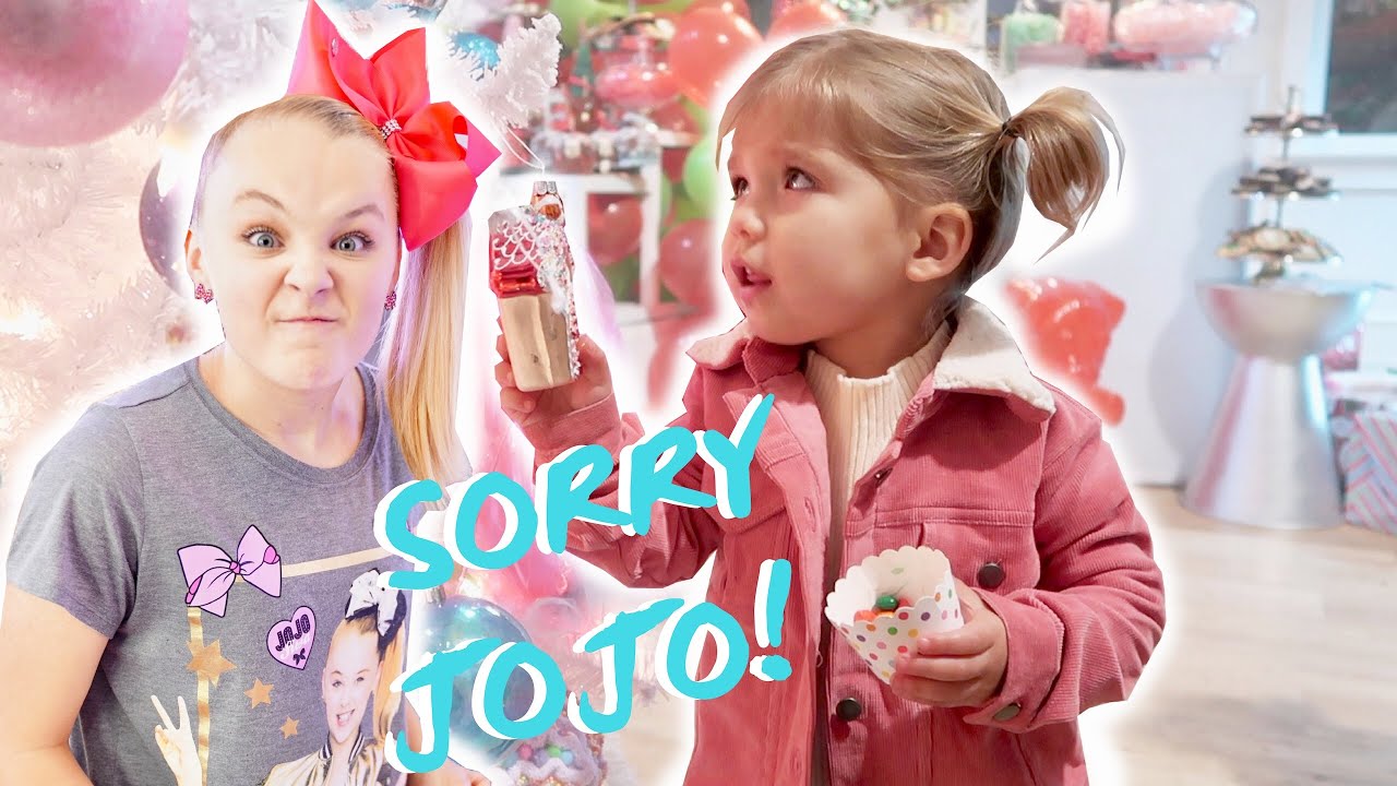 DESTROYING JOJO SIWA'S CHRISTMAS PARTY *she was MAD*