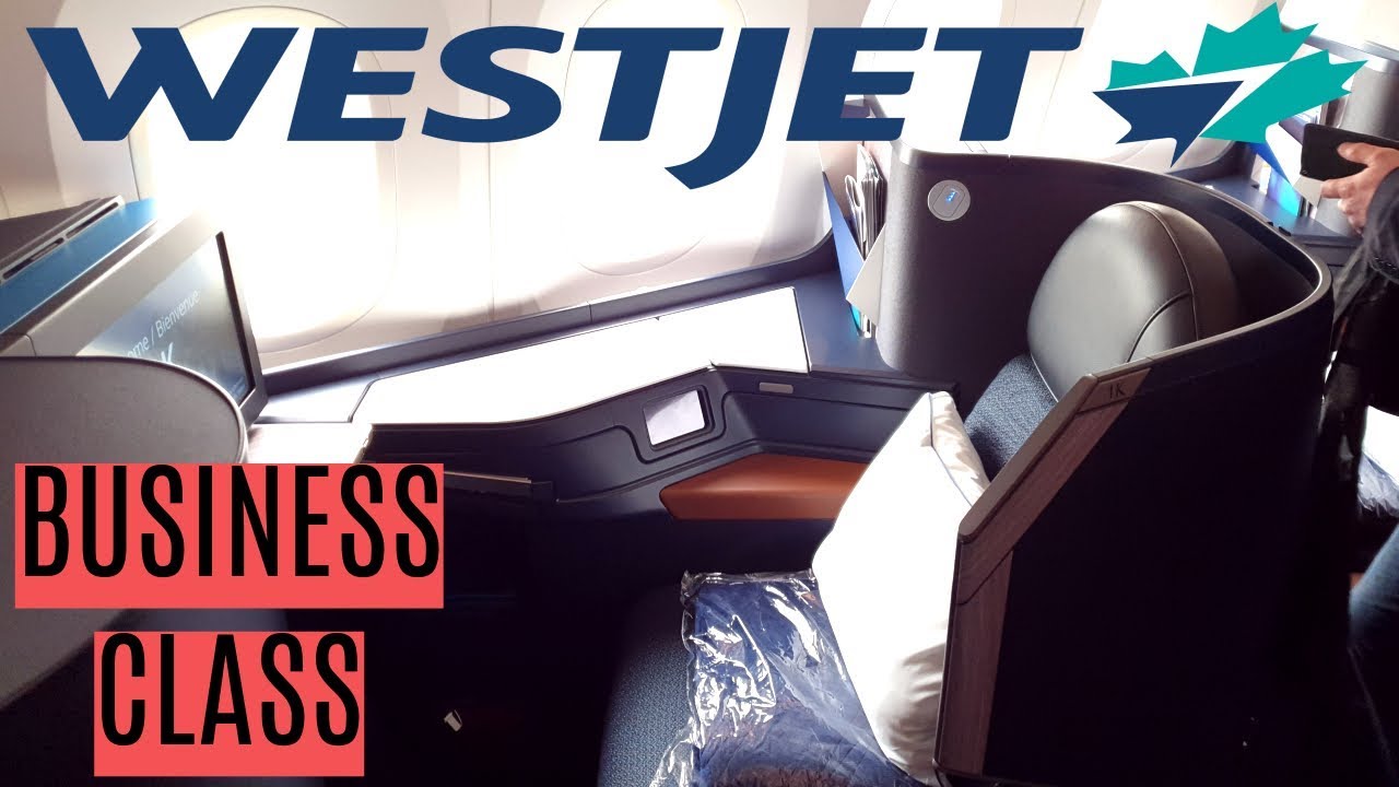 Westjet BUSINESS CLASS London to Calgary|Boeing 787-9