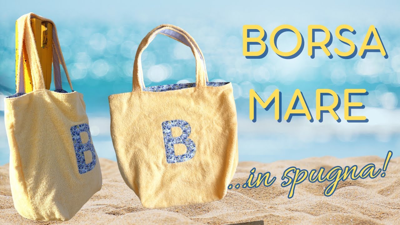 Borsa mare in spugna - Beach Bag DIY