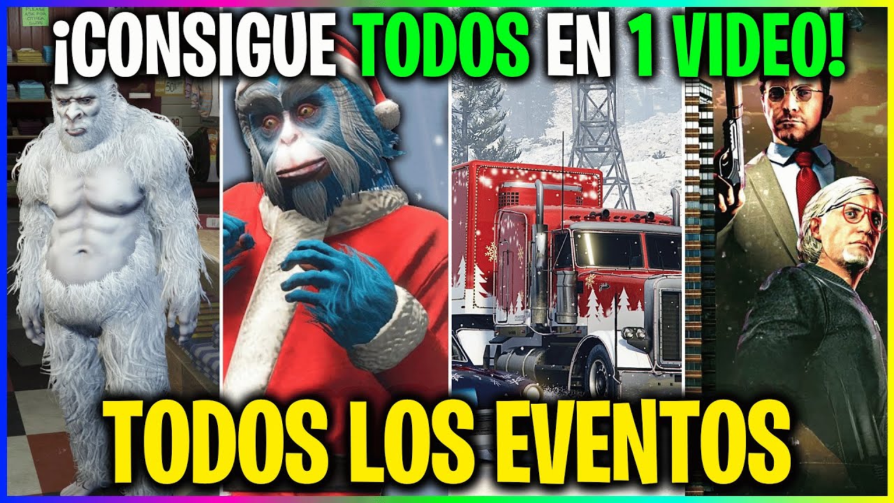 Como DESBLOQUEAR Los EVENTOS de NAVIDAD en GTA ONLINE 2025! Traje GOOCH y YETI, CAMION FESTIVO y MAS