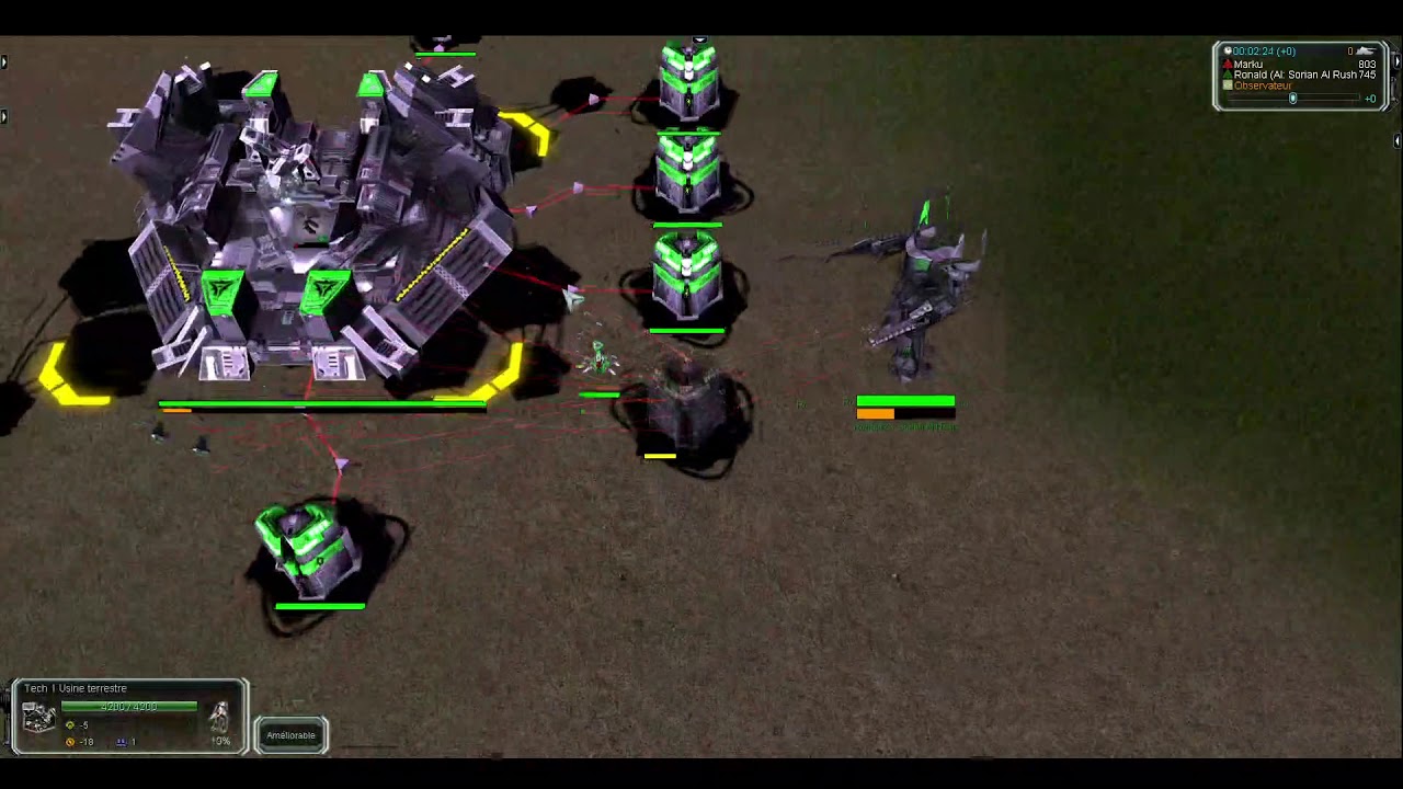 Record ! Speedrun 6 minutes vs IA sorian rush (Supreme Commander Forget Alliance)