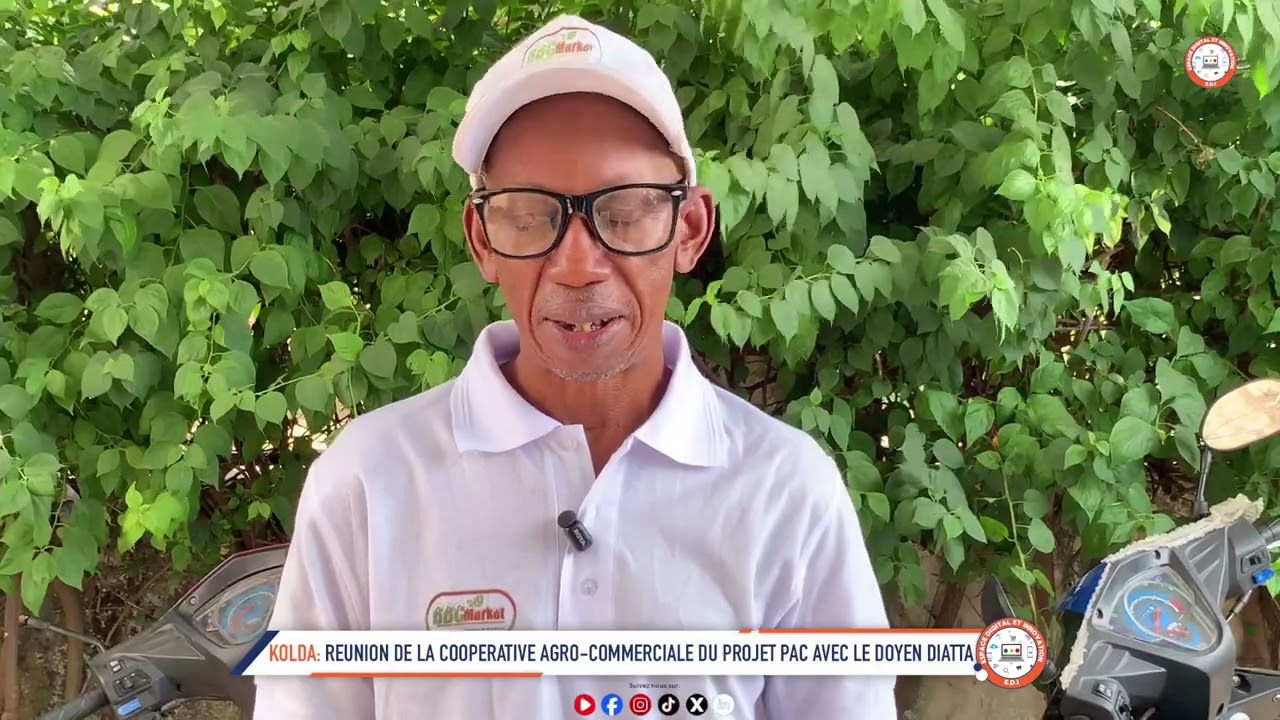 KOLDA: REUNION DE LA COOPERATIVE AGRO COMMERCIALE DU PROJET PACC AVEC LE DOYEN DIATTA
