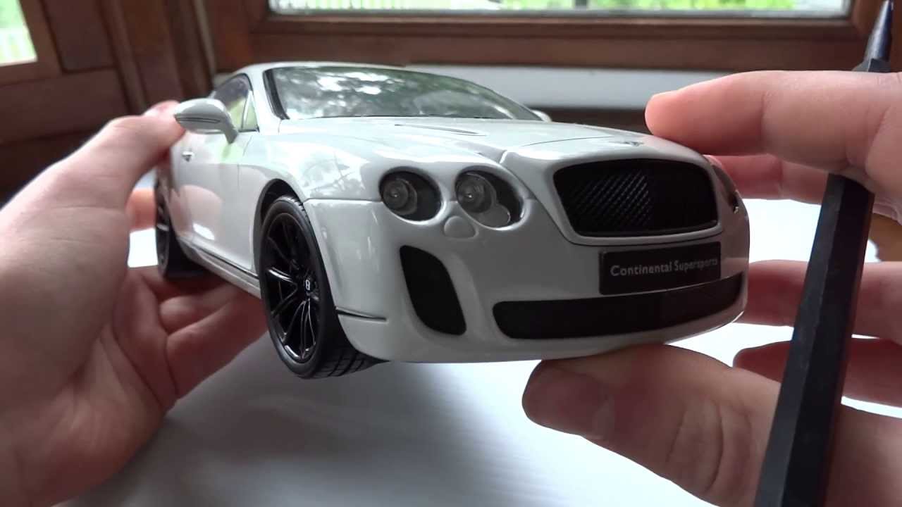 Review of 1/18 Bentley Continental Supersports by Welly