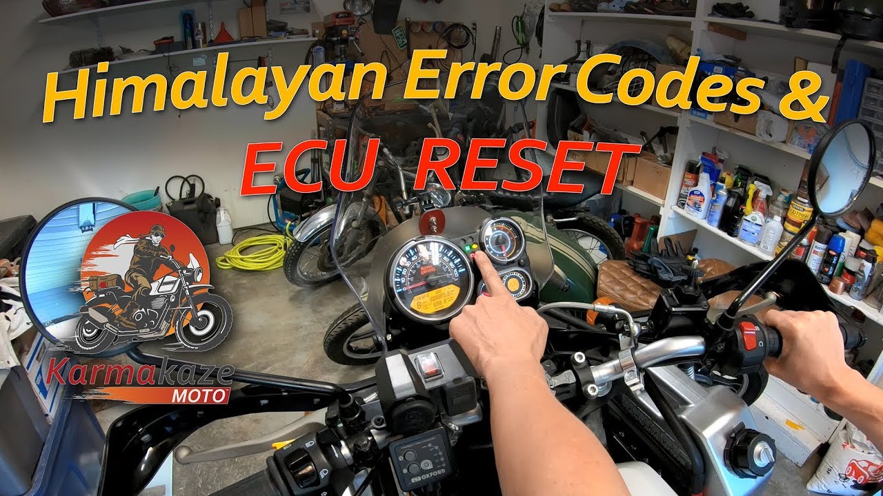 Как: Коды ошибок EFI и сброс настроек ECU на Royal Enfield Himalayan