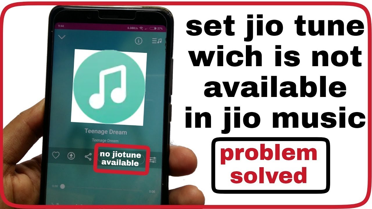 how to set jio caller tune which is not available in jio music | no jiotune available problem solved