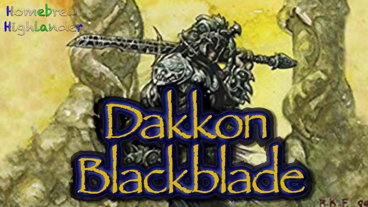 Homebrew Highlander MTG - Dakkon Blackblade (Commander EDH Deck Tech)