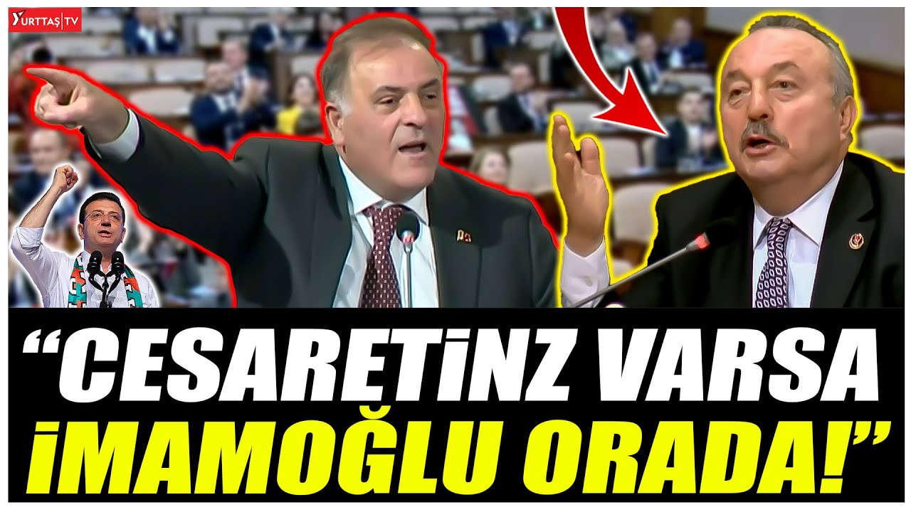 İBB Meclisi&rsquo;nde tartışma &ccedil;ıktı! Nuri Aslan&rsquo;dan olay cevap! &ldquo;Cesaretiniz varsa Ekrem İmamoğlu orada!&rdquo;