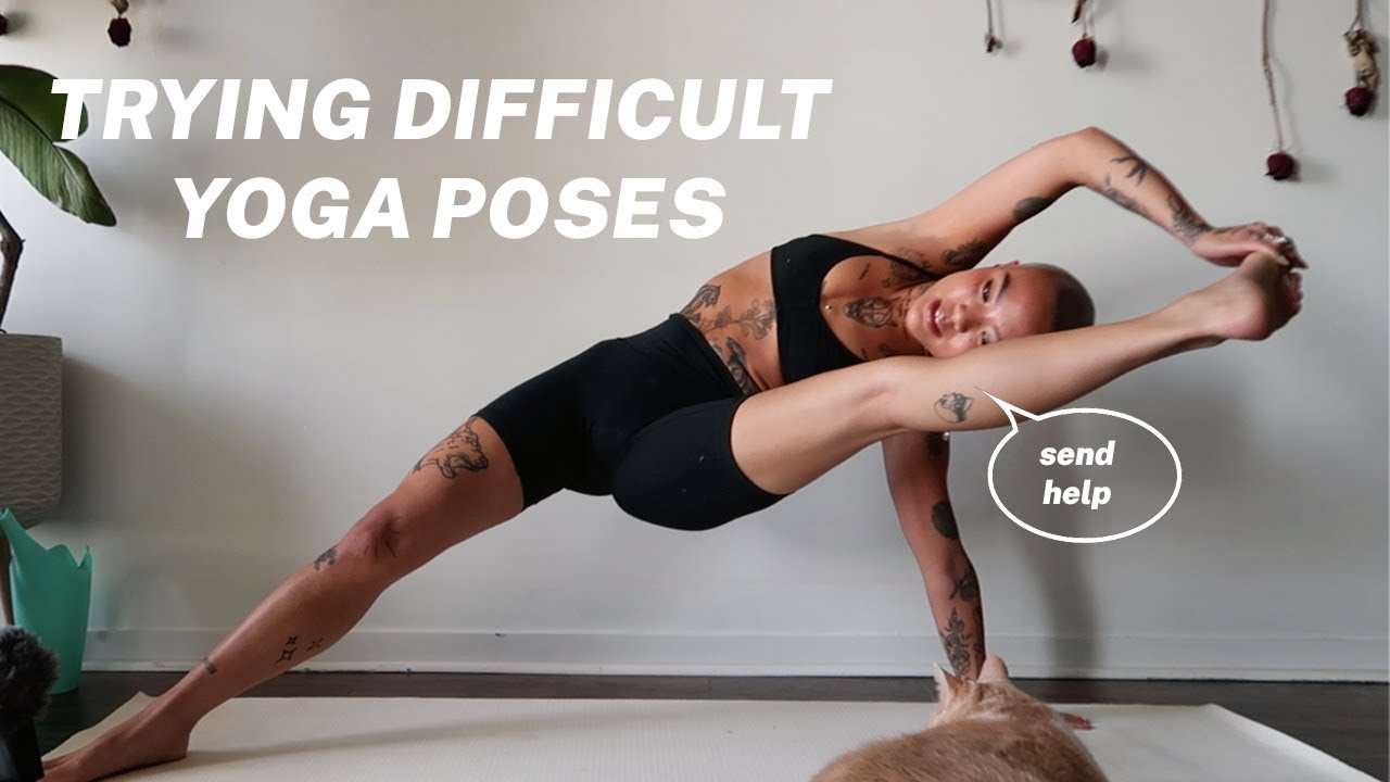 TRYING V HARD YOGA POSES