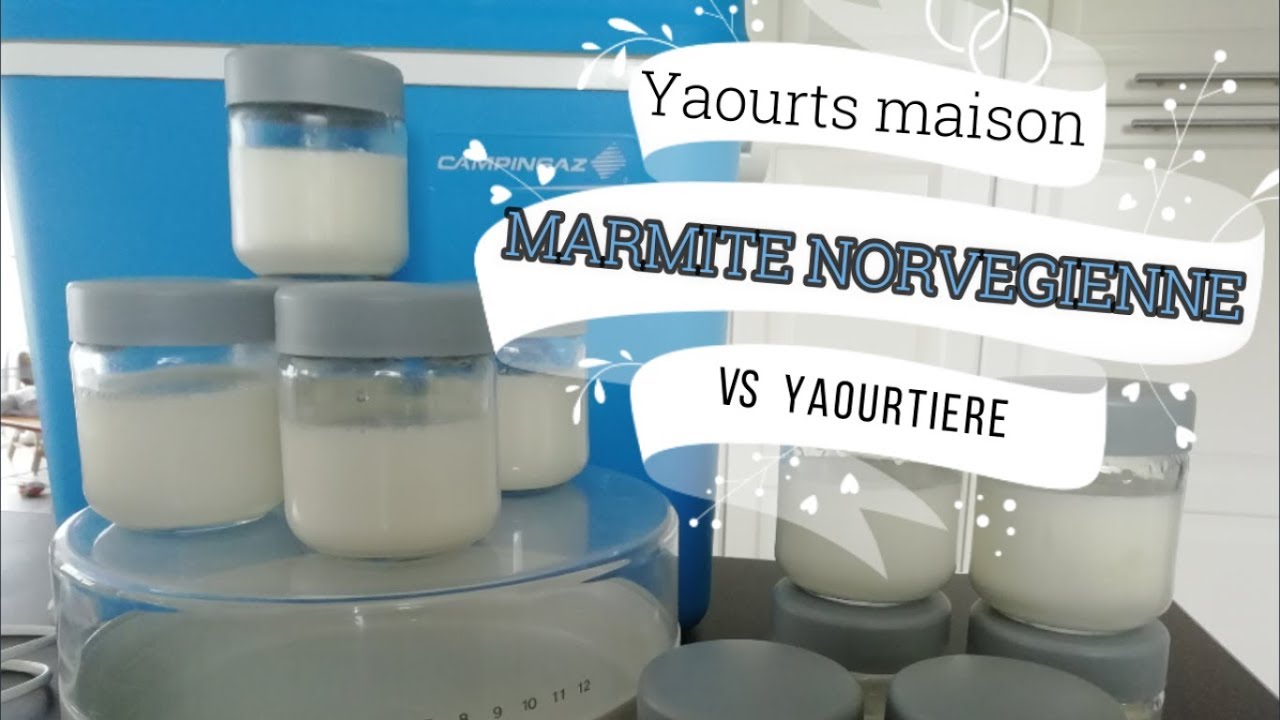 Yaourts maison faciles : Marmite Norvégienne VS Yaourtière