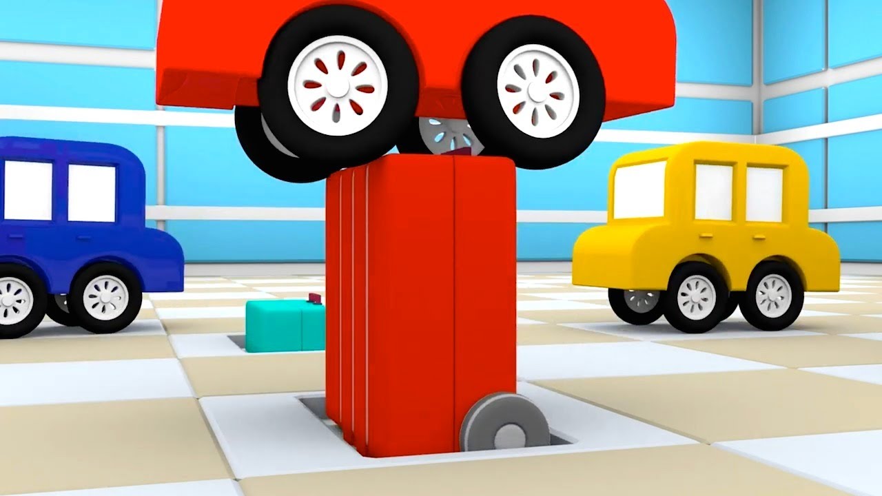 Car Tower - HOW HIGH? - Cartoon Cars - Cartoons for Kids!