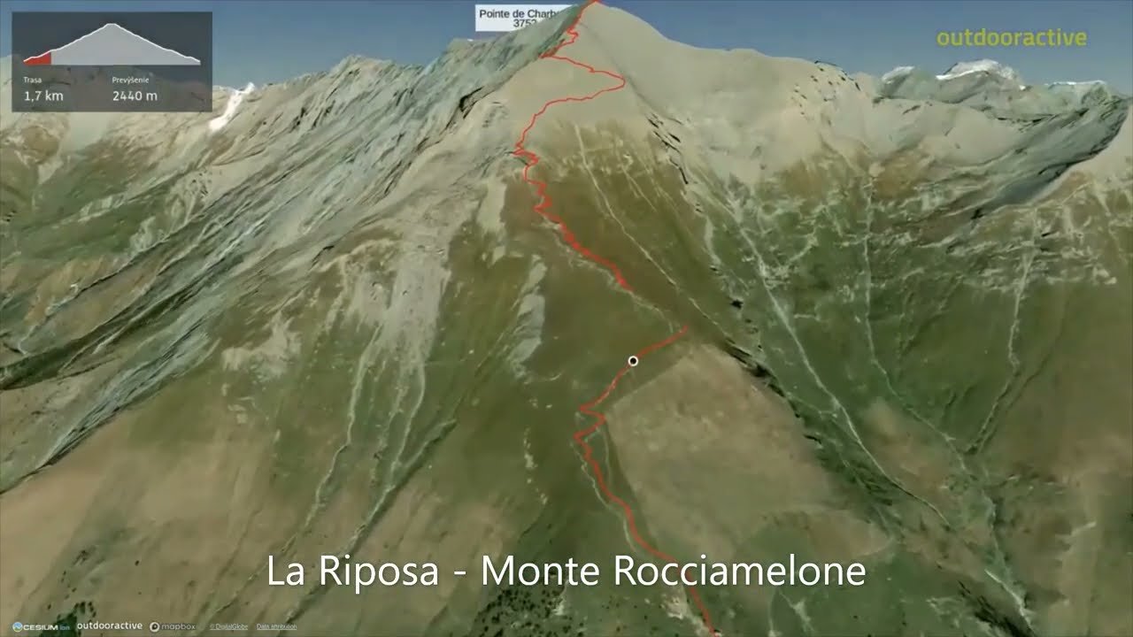 La Riposa - Monte Rocciamelone ∆ hiking trails ∆ 3d-trail.com/italy/