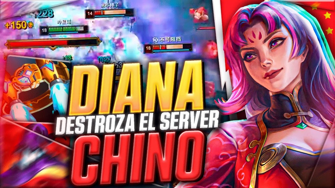 &iexcl;LA MEJOR OTP DIANA RANK 1 DESTROZA EL SUPER SERVER CHINO! 🤯