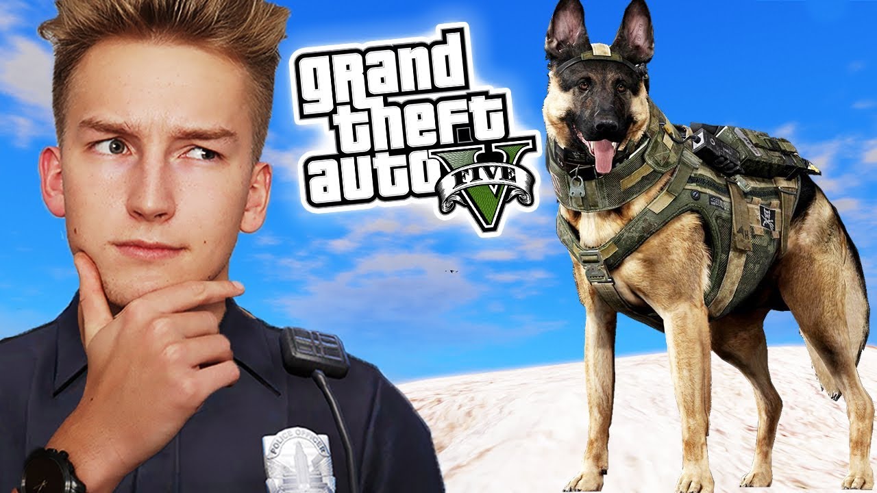 GTA V Policja #5 - PIES POLICYJNY! 🐕