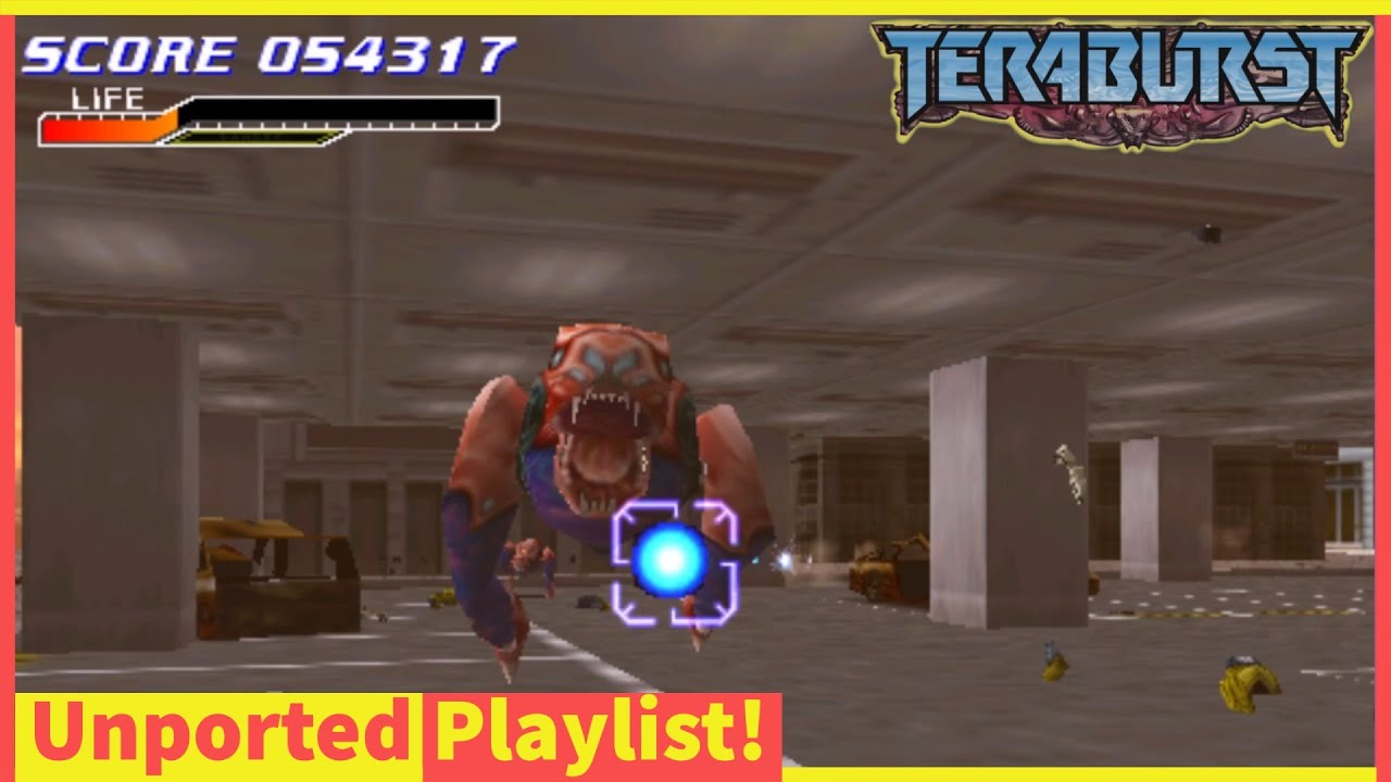 Mars Attacks? NO! Konami Does! Teraburst! Konami's Arcade Alien Light Gun Game! Long Play
