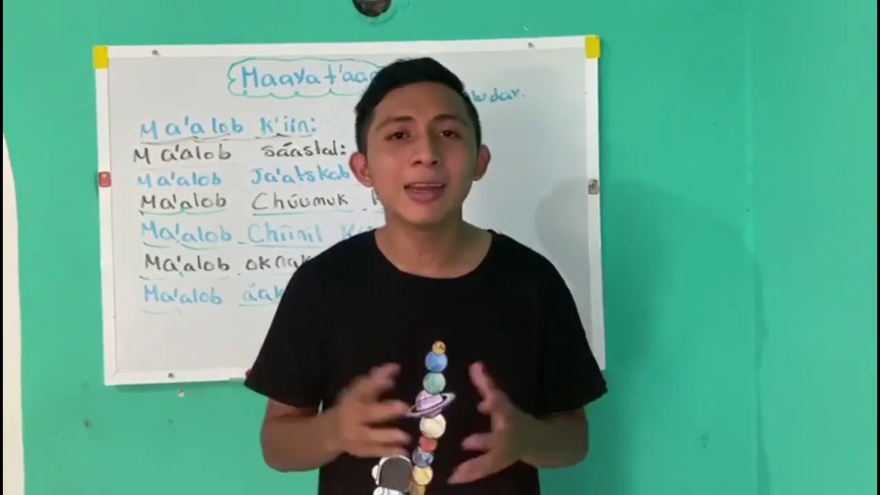 Saludos en Maaya (ko´one´ex kanik maaya)