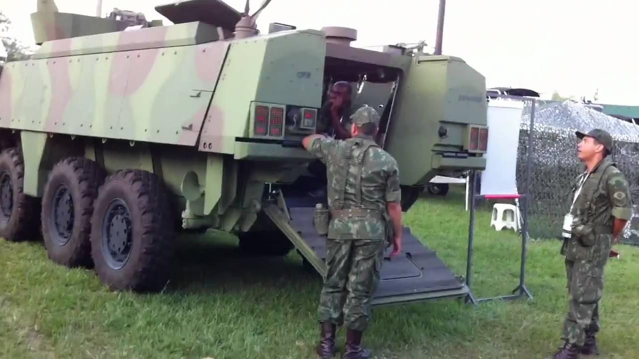 Amphibious vehicle of the Brazilian Army at LAAD 2011