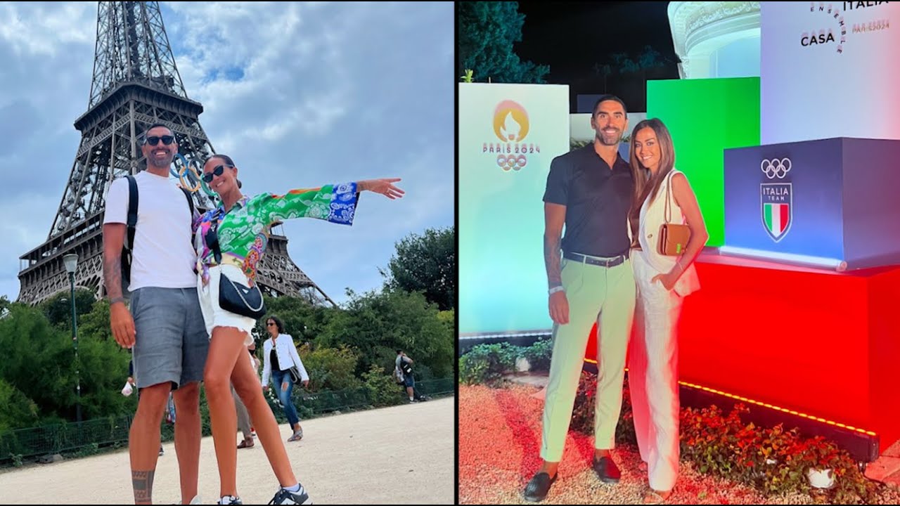 Giorgia Palmas e Filippo Magnini a Parigi per le Olimpiadi