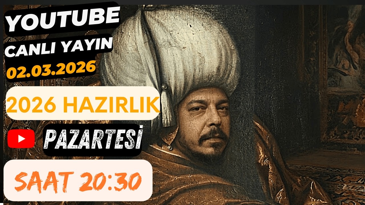 Osmanlı Devleti Kuruluş Dönemi | YKS - KPSS Tarih 2026 | Canlı Yayın & PDF