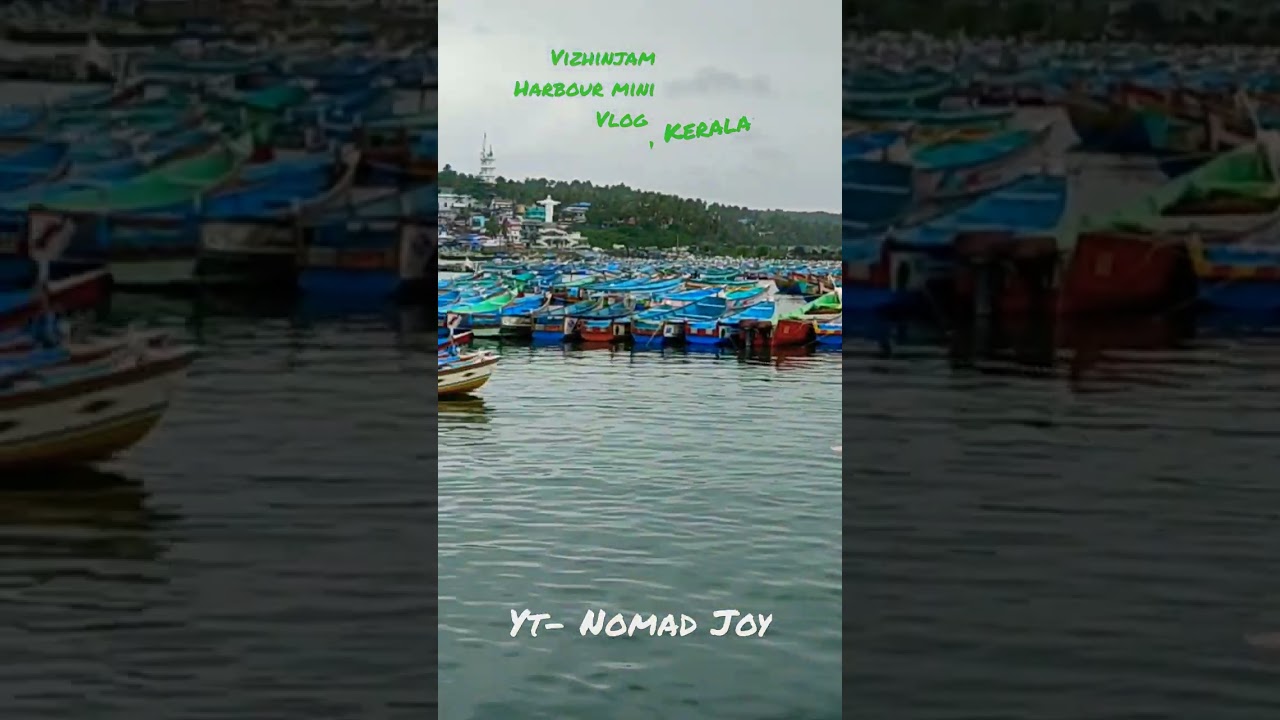 vizhinjam Harbour #kerala#shorts #keralatourism #kerela ,The God own's country #vizhinjam #viral
