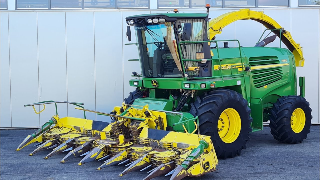 With Warranty! 2009 John Deere 7450 4WD forage harvester for sale @AMMachineryBV