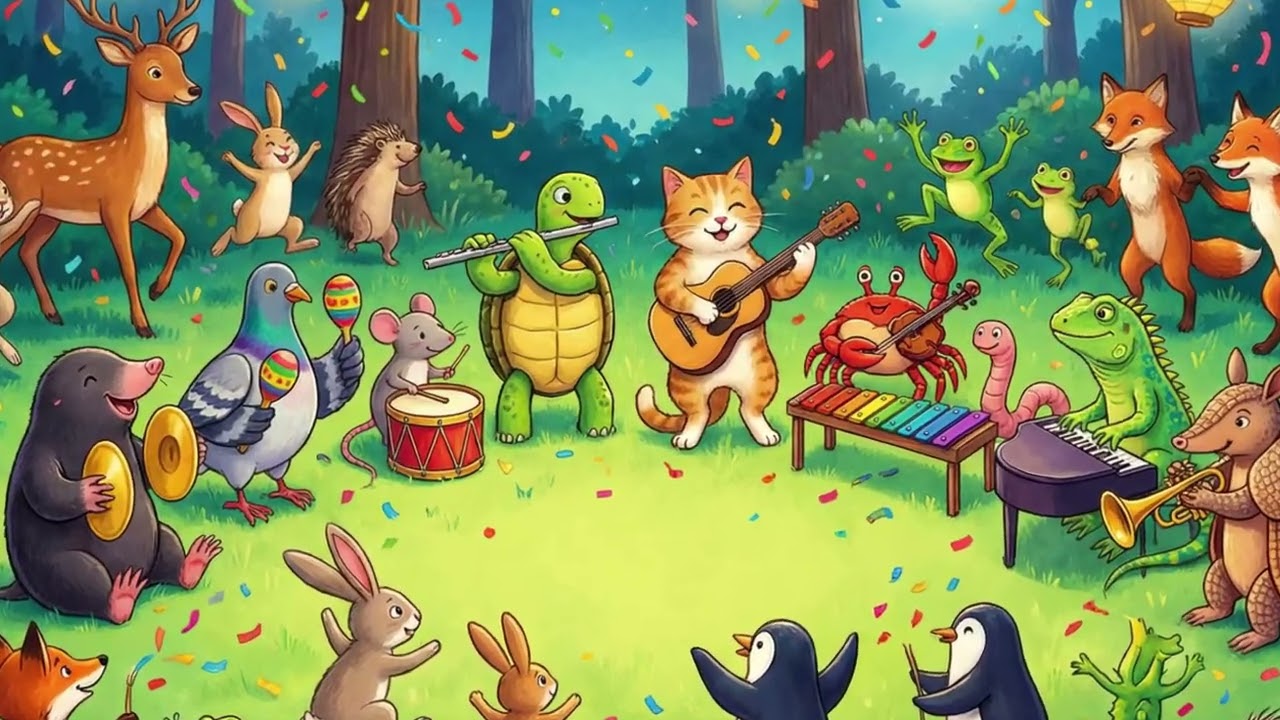 Cuento La orquesta de los animales. Del libro Poemas y cuentos versados.
