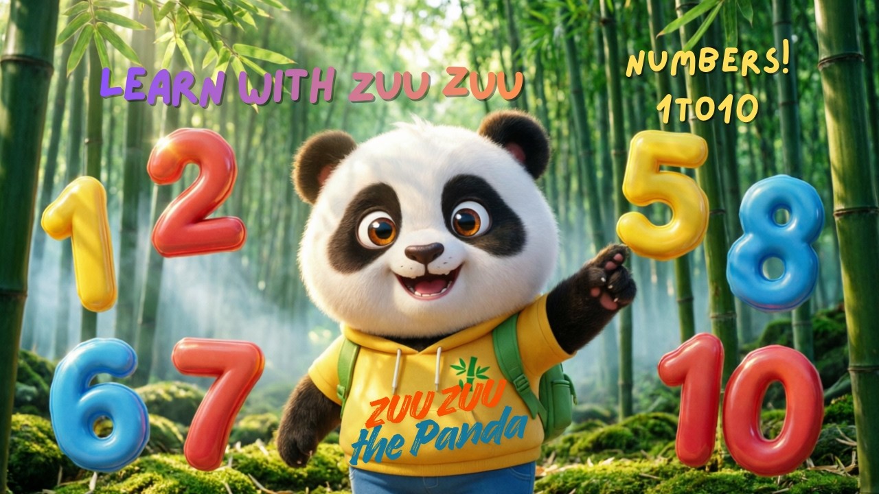 Zuu Zuu the Panda teaching numbers for kids, babies & toddlers / Zuu zuu the panda