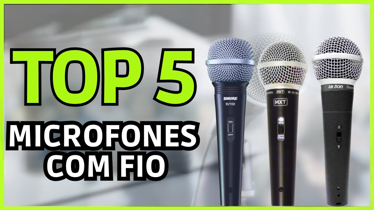 Os microfones com fio n&ordm; 1 para sistemas de som de igrejas que voc&ecirc; precisa conhecer