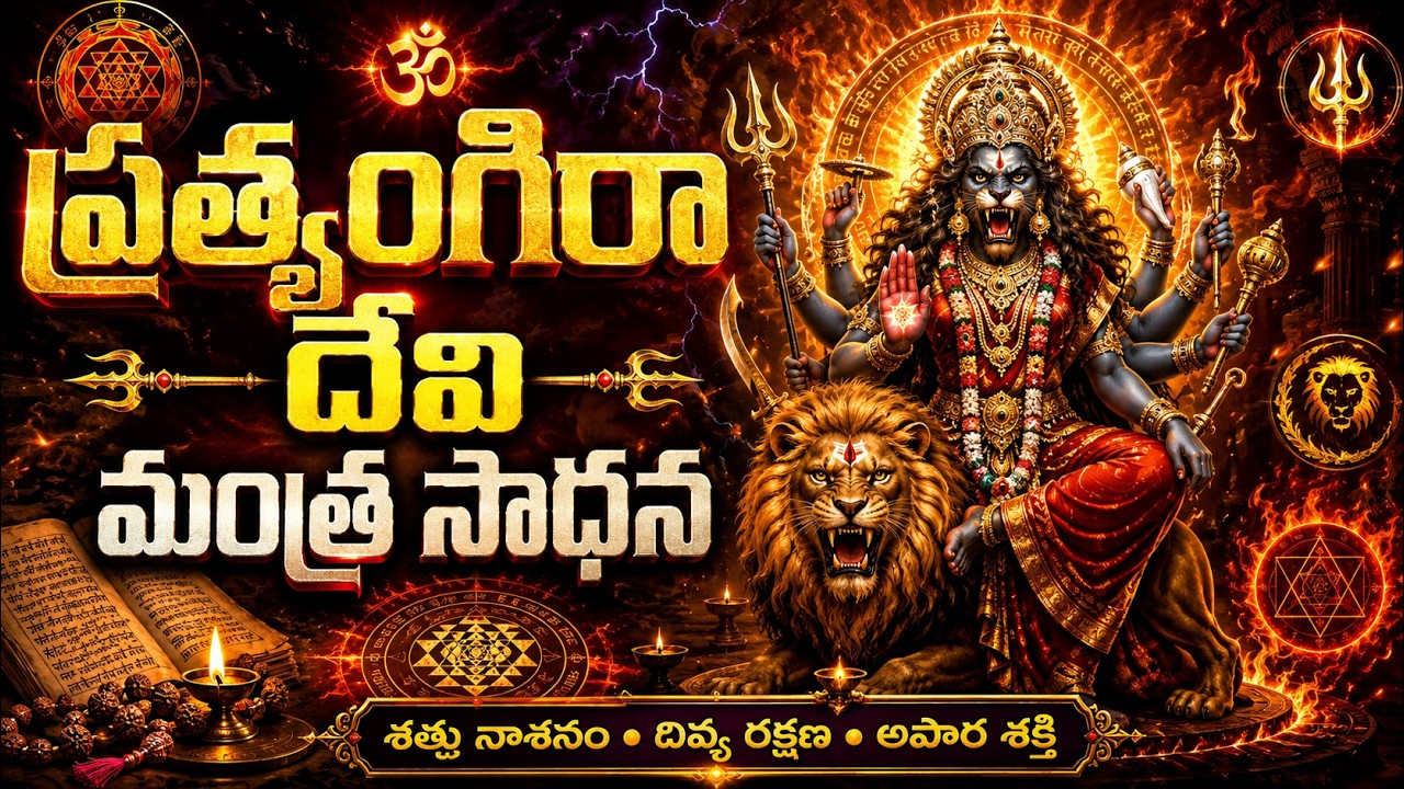 ప్రత్యంగిరా దేవి మంత్ర సాధన 