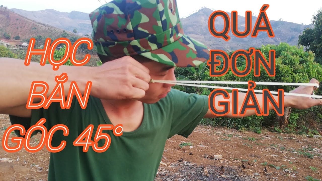 Ná Cao Su - Chia Sẻ Góc Bắn 45° Hiệu Quả Nhất  - Slingshot Vlog