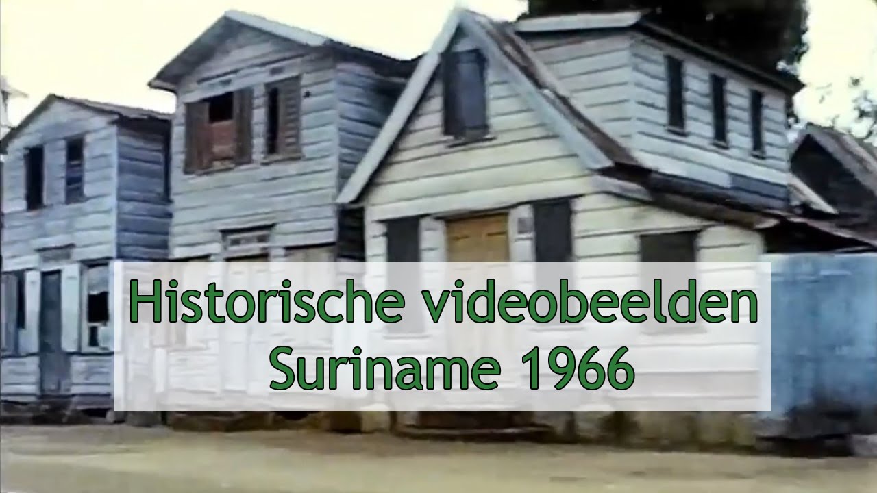 Historische videobeelden van Suriname uit 1966